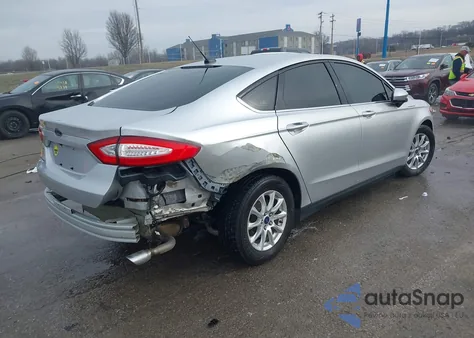 2016 Ford Fusion S из США, поврежденный, VIN 1FA6P0G73G5115249
